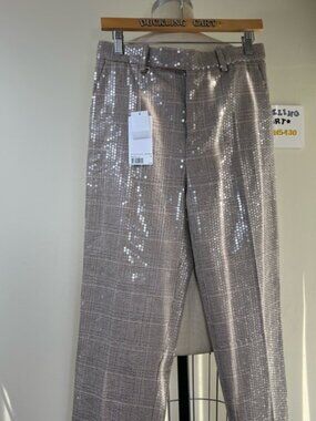 NWT👖 Zadig & Voltaire Peter Car Sequin Trousers SZ-38